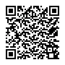 Codice QR per il numero di telefono +17572140647