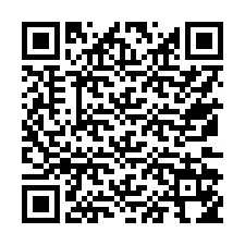 Código QR para número de teléfono +17572154404