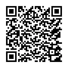 QR Code pour le numéro de téléphone +17575502029