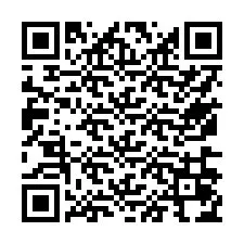 QR-code voor telefoonnummer +17576074006