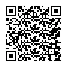 QR Code pour le numéro de téléphone +17576074025