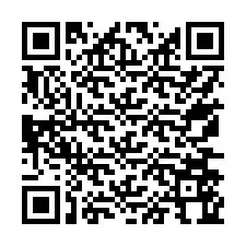 Código QR para número de teléfono +17576564390