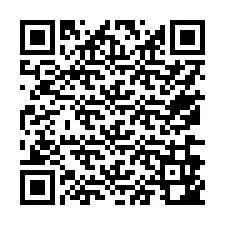 Codice QR per il numero di telefono +17576942019