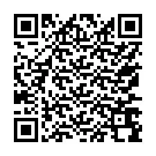 QR-код для номера телефона +17577698934