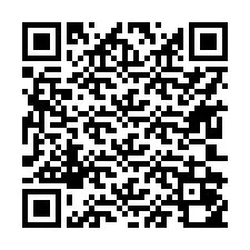 Código QR para número de telefone +17602050005