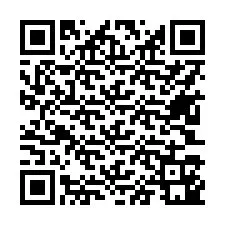 QR-код для номера телефона +17603141027