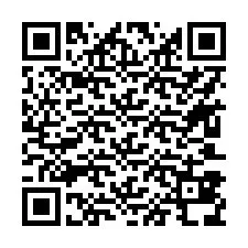 Código QR para número de teléfono +17603838081