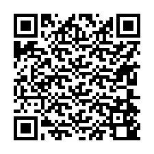 Código QR para número de telefone +17604540105