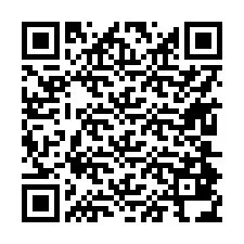 Kode QR untuk nomor Telepon +17604834195