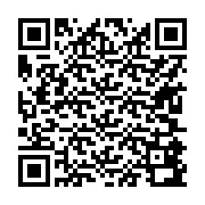 QR kód a telefonszámhoz +17605892035