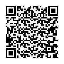 電話番号のQRコード +17607609002