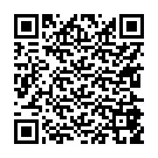 QR-koodi puhelinnumerolle +17625859844