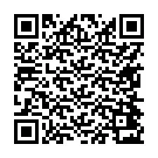 QR-код для номера телефона +17654423296