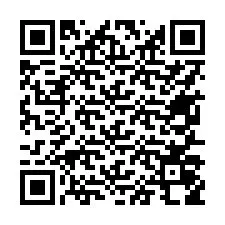 Codice QR per il numero di telefono +17657058733