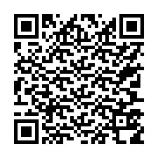 Código QR para número de teléfono +17707518121