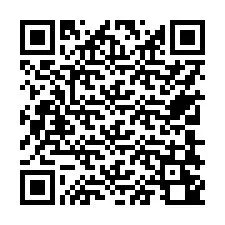 Código QR para número de teléfono +17708240017