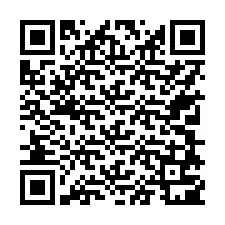 QR-koodi puhelinnumerolle +17708701035