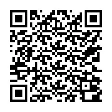 QR-koodi puhelinnumerolle +17722000001