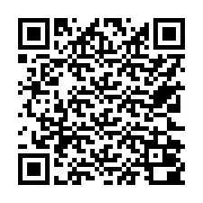 QR kód a telefonszámhoz +17722000007