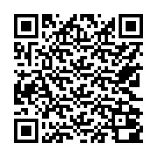 Código QR para número de teléfono +17722000037