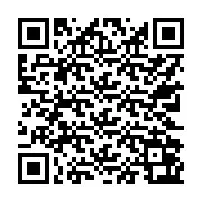 Codice QR per il numero di telefono +17722063498