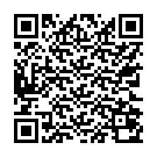 QR kód a telefonszámhoz +17722070108