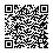 QR-код для номера телефона +17724158156