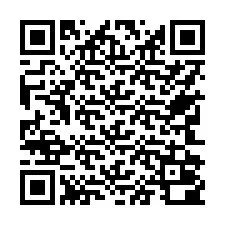 QR-код для номера телефона +17742000013