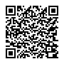 QR-код для номера телефона +17742000018