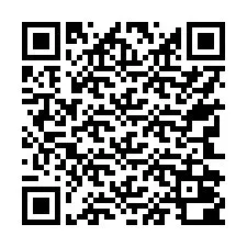 Código QR para número de teléfono +17742000040