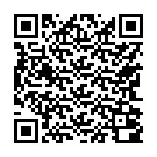 QR код за телефонен номер +17742000056