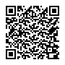 QR-код для номера телефона +17742000057