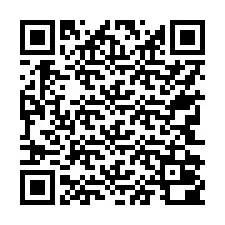 QR-код для номера телефона +17742000060