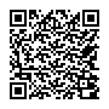 Kod QR dla numeru telefonu +17742000067