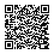 QR-код для номера телефона +17742000078