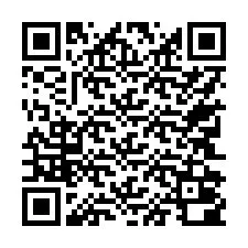 Kod QR dla numeru telefonu +17742000079