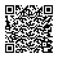 QR код за телефонен номер +17742000084