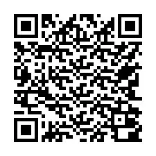Codice QR per il numero di telefono +17742000093