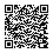 QR код за телефонен номер +17742000108