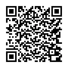 QR-код для номера телефона +17742000112