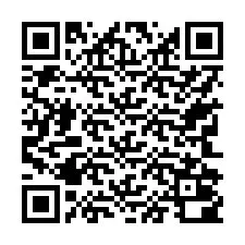 Código QR para número de teléfono +17742000115