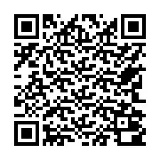 QR код за телефонен номер +17742000117