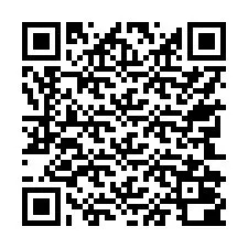 QR код за телефонен номер +17742000118