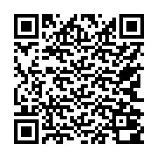 Código QR para número de teléfono +17742000133