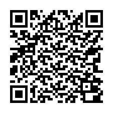 QR kód a telefonszámhoz +17742000140