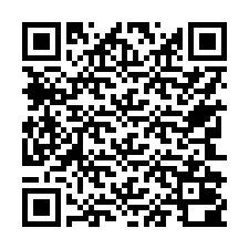 Codice QR per il numero di telefono +17742000143