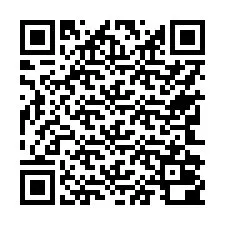 QR-код для номера телефона +17742000146