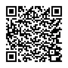 Código QR para número de teléfono +17742000154