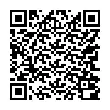 QR-код для номера телефона +17742000158