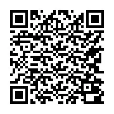 QR kód a telefonszámhoz +17742000172